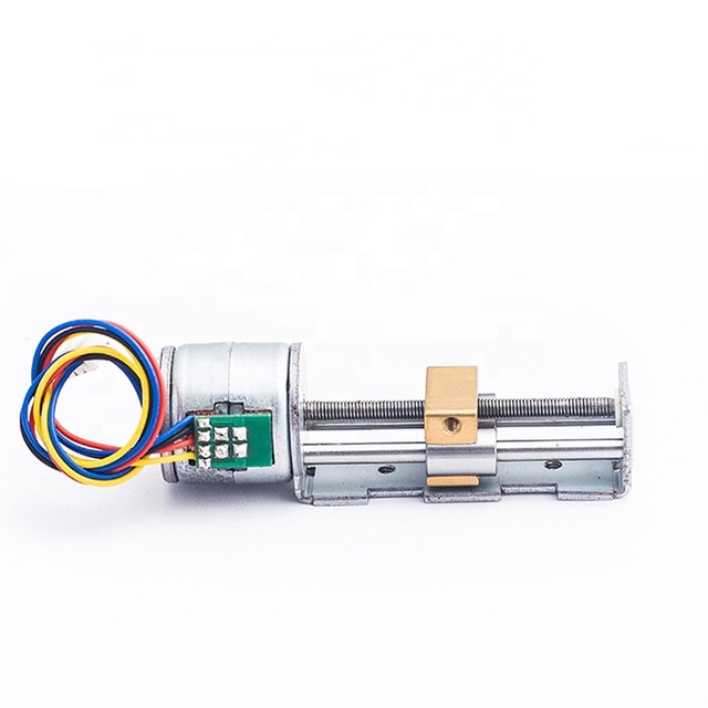 SM2006 NEMA8 12v Dc Motor Micro Linear Stepper Motor Stepping Linear Actuator with Travel Stroke of 25mm 35mm 45mm 50mm