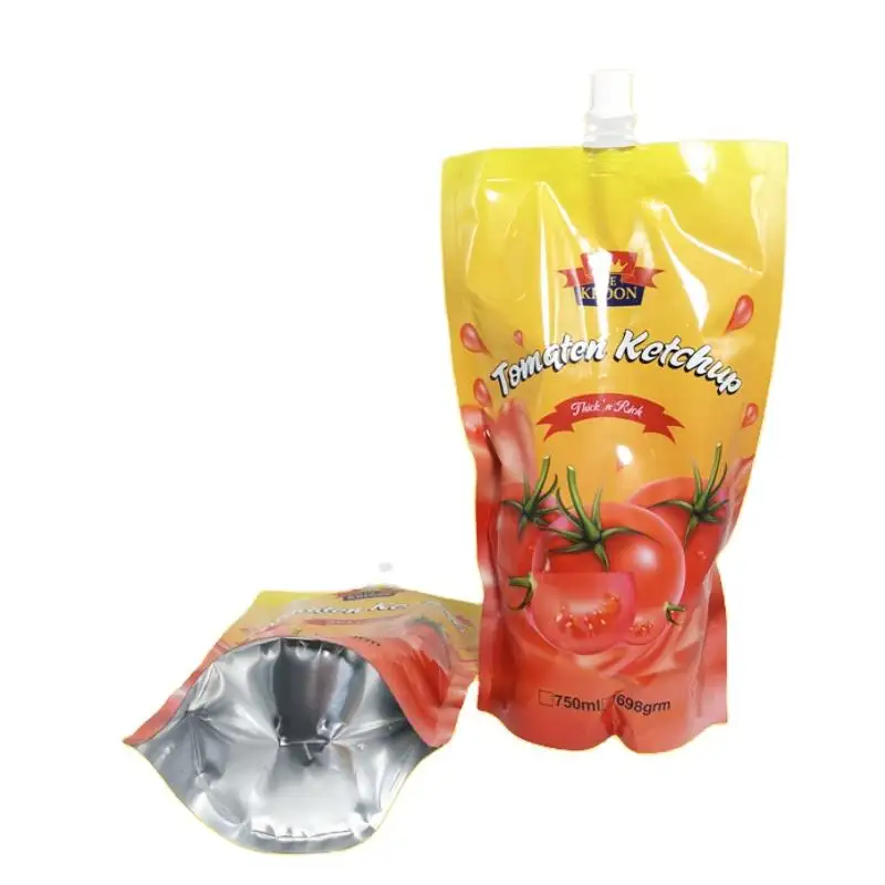 Пользовательский Печатный пакет для соуса для домашних животных, пакет для упаковки томатного соуса, пакет для кетчупа, пакет для соуса, упаковка для приправ