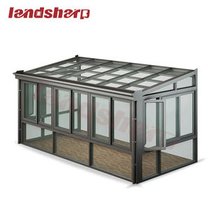 Vente en gros d'usine de style moderne, véranda d'extérieur de haute qualité à bas <span class=keywords><strong>prix</strong></span>, <span class=keywords><strong>maison</strong></span> en verre - Product Image 6