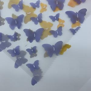 Tela de Tul Bordada con Mariposas 3D en Degradado, 100% Poliéster, para Vestidos de Niña, Tutú, Disfraces de Hada, Decoración de Fiestas - Product Image 4