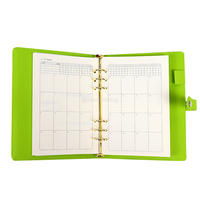 Creat classeur à anneaux flexibles en spirale A5 personnalisé avec impression de carnet de notes de journal et planificateur d'affaires