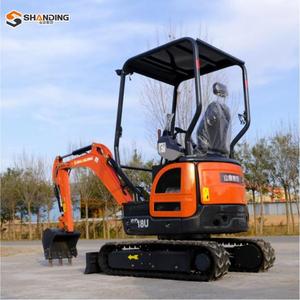 รถขุดขนาดเล็ก SHANDING จัดส่งฟรี 1.8 ตัน รุ่น SD18U เครื่องยนต์ Kubota EPA รถขุดขนาดเล็กแบบมีห้องโดยสาร รถขุดขนาดจิ๋ว รถตักดิน ขาย - Product Image 3