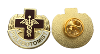 Personaliza tu Pin de Enfermería con el Logotipo de la Escuela, el Año de Graduación o un Mensaje Personal - Aleación de Zinc Plateada con Esmalte Suave