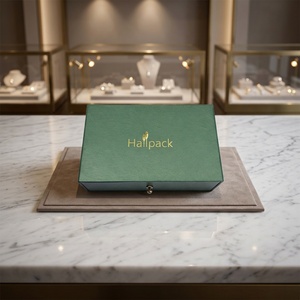 บรรจุภัณฑ์เครื่องประดับหรูหรา ระดับไฮเอนด์ เป็นมิตรกับสิ่งแวดล้อม ย่อยสลายได้ 100% กล่องกระดาษแบบลิ้นชักสำหรับของขวัญ ผลิตจากโรงงานโดยตรง - Product Image 2