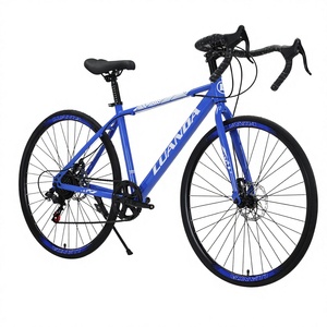 <span class=keywords><strong>Vélo</strong></span> de course sur <span class=keywords><strong>route</strong></span> unisexe 7 vitesses, cadre en acier, freins à disque, léger, personnalisable avec logo, idéal pour la ville – Meilleures ventes - Product Image 1