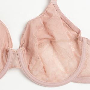 Ensemble de lingerie sexy en dentelle pour femmes grandes tailles, soutien-gorge et culotte, taille 34 DD 44DD, 2 pièces - Product Image 4