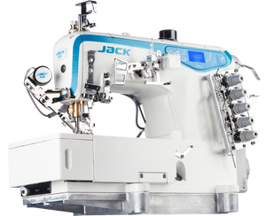 Nouvelle <span class=keywords><strong>machine</strong></span> à surjeter industrielle à entraînement direct Jack W4-D W4S à 3 aiguilles et 5 fils - Product Image 5