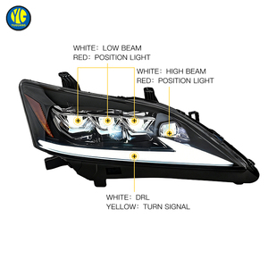 YU GUANG para Lexus <span class=keywords><strong>ES</strong></span> 200 300h 350, Faros Delanteros, Pieza de Auto, Faro LED, Lente de Proyector, 2006-2012 - Product Image 5