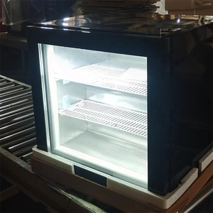 テーブルトップ冷凍庫55Lブラックアイスクリーム用 - Product Image 1