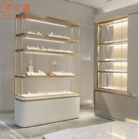 Bijouterie conçoit et personnalise des vitrines de bijoux et des fabricants de meubles présentoirs de bijoux de luxe