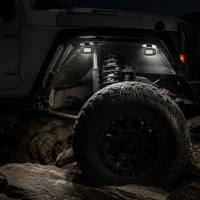 Luz LED SHIZI para Roca, Lámpara de Iluminación Inferior Todoterreno, 12V 24V, Impermeable, para Camioneta, Jeep, ATV, SUV, 4X4, Auxiliar, OEM