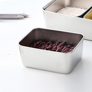 Contenitore Moderno per Spezie in Acciaio Inox con Coperchio, Ecologico e Durevole, per Conservazione in Cucina e Regali - Product Image 2