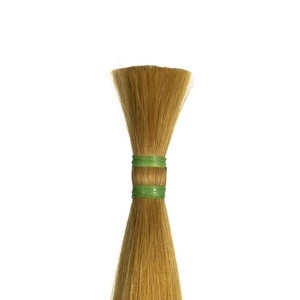 Extensions de cheveux humains vierges doublement étirés, noir naturel, trame simple, 100 % cheveux bruts non traités pour des cheveux sans nœuds - Product Image 1