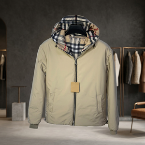 Manteau d'hiver long décontracté pour homme, à capuche, col en V, anti-plis, avec poches zippées, chaud, rembourré de plumes, en satin, style mode - Product Image 3