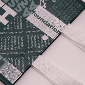 Bolsas de Compras Reutilizables Ecológicas Lulu con Esquinas Redondeadas Personalizadas, Bolsas de Tela No Tejida con Logotipo Impreso - Product Image 4