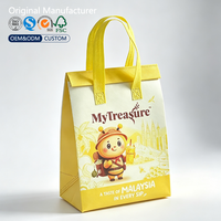 Sac isotherme portable en PP non tissé recyclable avec logo personnalisé pour café, thé et boissons à emporter
