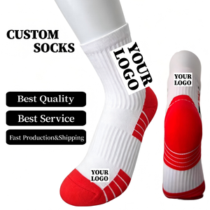 Chaussettes <span class=keywords><strong>de</strong></span> sport en nylon tricoté léger, résistantes aux déchirures, avec logo personnalisé, pour la course à pied - Product Image 2