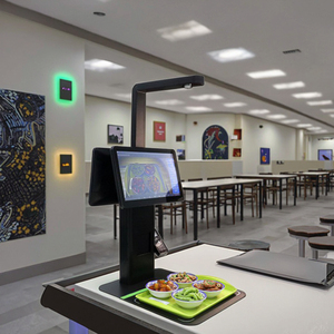 15,6 polegadas Smart Payment Quiosque Automated Self Checkout Quiosque Identificação AI <span class=keywords><strong>DDR3</strong></span> Caixa Registradora para lojas industriais não tripuladas - Product Image 1