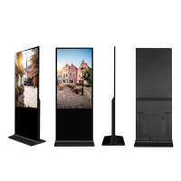 Pantalla Digital Táctil de Pie con Control Remoto de Red de Doble Sistema, Ideal para Señalización Digital Comercial en Centros Comerciales