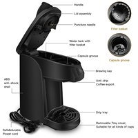 Machine à café électrique Keurig K-Supreme à portion individuelle K-Cup pour usage domestique, hôtelier et extérieur