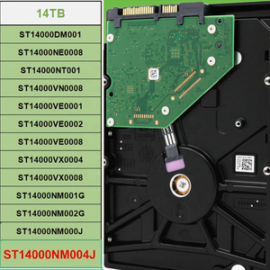Disque dur interne ST14000NM004J 14 To 3,5 pouces 7200 tr/min 256 Mo SAST 12 Gbit/s, scellé au hélium, pour serveur - Product Image 1