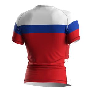 Rashguard de la série Elite nationale russe pour les sports actifs, anti-humidité pour la gym, le MMA, le BJJ, le grappling, le judo - Product Image 3
