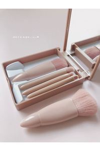 แปรงไนล่อนเนื้อนุ่มแบบพกพาเก็บได้แปรงแต่งหน้าอเนกประสงค์ - Product Image 6