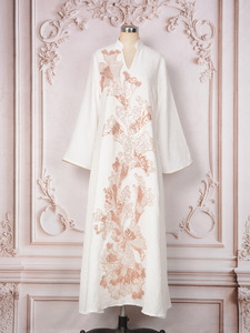 MT548 Novo Vestido de Festa Feminino Elegante com Contas e Apliques, Moda Leve e Luxuosa - Product Image 6