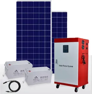 사용자 정의 기술 1kw 10kw 100 kw완전한 집 태양 광 발전 시스템 배터리 및 인버터 태양 전지 패널