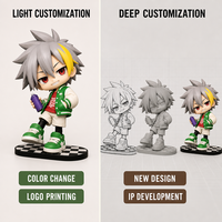 Figurine Miniature PVC Personnalisée Graffiti Street Boy Anime, Jouet Modèle, Figurine d'Action de Collection, Usine OEM ODM