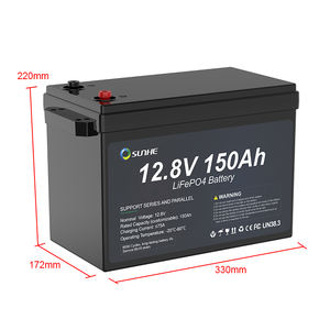 Sunhe Lifepo4 Bms Verwarmde Lithiumbatterij 12 V 24V 100ah 120ah 200ah 300ah Lifepo4 Lithium-Ionbatterij 12 V Oplaadbaar - Product Image 2