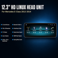Pour Mercedes-Benz Classe E W212 2012-2014 12.3 NTG4.5/NTG4.7 Android Auto & CarPlay Garantie 1 an GPS Émetteur FM Lecteur CD