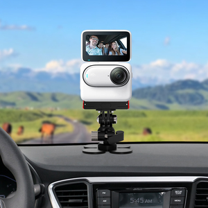 Soporte de montaje de casco adhesivo fuerte Flexible de liberación rápida de cabeza de bola de 17mm para <span class=keywords><strong>Insta360</strong></span> para GoPro 13 para cámara DJI Action 5 Pro - Product Image 3