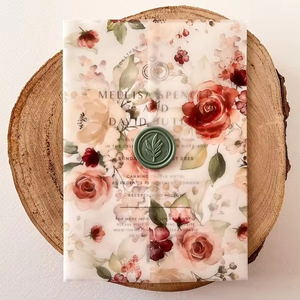 การ์ดเชิญงานแต่งงานทำจากอะคริลิคสำหรับงานเลี้ยงวันเกิดพิมพ์ลายได้ตามต้องการ - Product Image 3