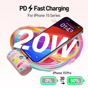 Tin Tức <span class=keywords><strong>2025</strong></span> Công Nghệ Nữ Tính Thời Trang Màu Hồng Son Môi Kích Thước Sạc Di Động 4800MAh Nhanh Chóng Sạc Mini Ngân Hàng Điện Với Được Xây Dựng Trong Cắm - Product Image 5