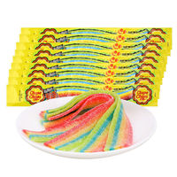 China chupa chupps 10,5g barras ácidas caramelo gomoso colorido sabor afrutado caramelo exótico dulces de Navidad aperitivos