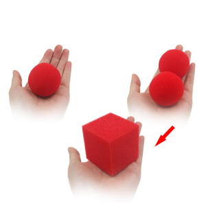 Truco de Magia de Desaparición de Cubos y Bolas con Espectáculo de Primer Plano con Bolas de Esponja Mágicas Incluye Instrucciones para Mayores de 14 Años - Product Image 1