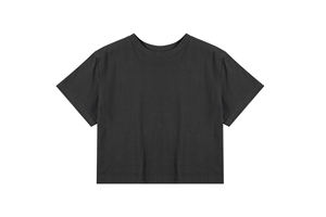 All'ingrosso Oversize 100% <span class=keywords><strong>cotone</strong></span> 200G da <span class=keywords><strong>donna</strong></span> personalizzabile in bianco Top casual <span class=keywords><strong>t</strong></span>-<span class=keywords><strong>shirt</strong></span> corta di base per la ragazza - Product Image 6