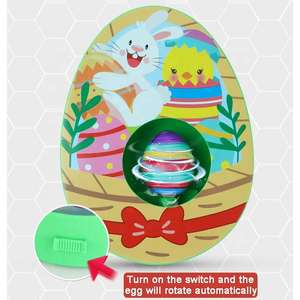 Bricolage pour enfants fait à la main électronique Graffiti cadeau peint <span class=keywords><strong>oeuf</strong></span> <span class=keywords><strong>d</strong></span>écoré arc-en-ciel boule Machine ensemble jouets <span class=keywords><strong>d</strong></span>'éducation précoce - Product Image 3