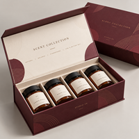 Boîtes cosmétiques de luxe en gros, boîtes rigides magnétiques personnalisées en papier, emballage de parfum, emballage de pots, boîte cadeau avec insert en mousse