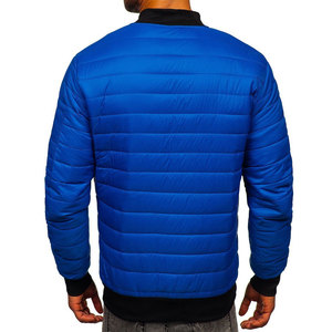 High Quality Custom Satin Zipper Streetwear Canvas Bomber <b>Jacket</b> Eco-Friendly <b>Waterproof</b> Winter Outerwear for Men - Product Image 2
