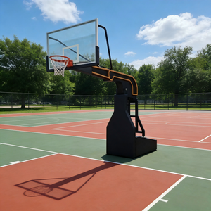 Aro de Baloncesto Eléctrico Hidráulico de Competición Profesional con Altura Estándar de 3.05m para Canchas Interiores y Exteriores - Product Image 2