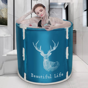 <span class=keywords><strong>Baignoire</strong></span> <span class=keywords><strong>pliable</strong></span> portable pour adultes pour cabine de <span class=keywords><strong>douche</strong></span> <span class=keywords><strong>Baignoire</strong></span> spa avec mousse thermique Boîte pliante en PVC autoportante Paquet - Product Image 4