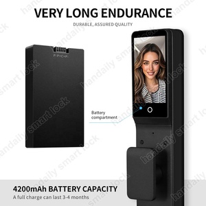 Khóa cửa thông minh nhận diện khuôn mặt Israel Mortise Tuya Wifi vân tay Cerradura Inteligente khóa số kỹ thuật số có camera cho gia đình - Product Image 4