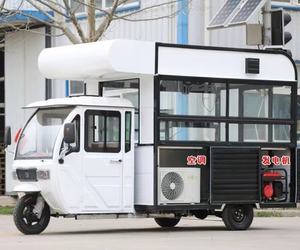 Macchina da pranzo Mobile elettrico <span class=keywords><strong>3</strong></span> ruote camion di vendita cibo caffè moto carrello cibo rimorchio per la vendita - Product Image 6