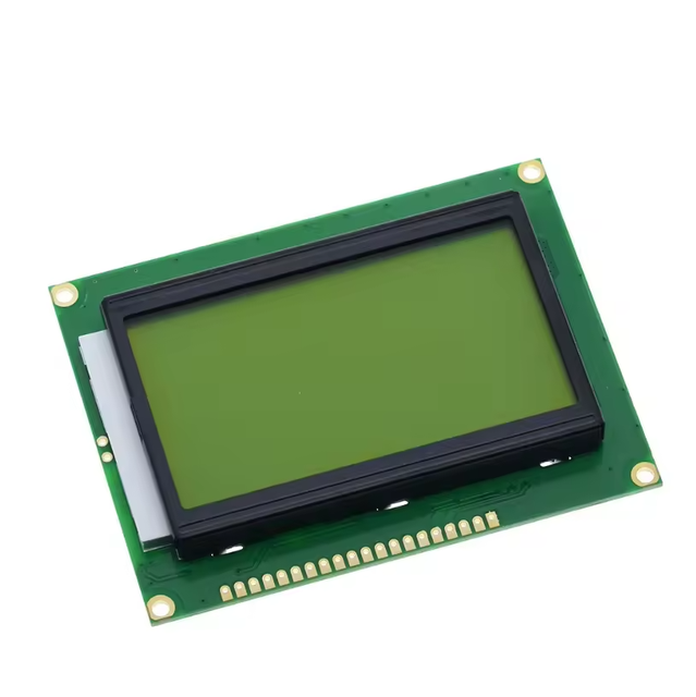 Blue/Yellow-Green Backlit LCD12864 12864 Display Module - 5V Parallel/Serial Interface with ST7920 Controller