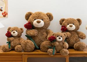 Giocattoli di San Valentino in Vendita, Peluche Imbottiti, Orsacchiotto 25 35 45 60cm in Cotone PP per Bambini, Madri e Fidanzate - Product Image 5