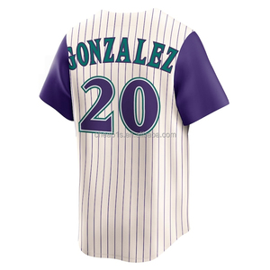 Maglia da Baseball dei Arizona Diamondbacks con Ricamo all'Ingrosso # 51 Randy <span class=keywords><strong>Johnson</strong></span> # 7 Corbin Carroll # Abbigliamento da softball 4 Ketel Marte - Product Image 3
