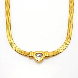 Collier ras du cou transfrontalier, photos de produits professionnelles fiables, protection UV, plaqué or 18 carats - Product Image 1