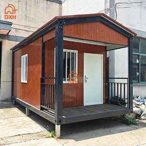 โรงงาน DXH รับผลิตบ้านคอนเทนเนอร์สำเร็จรูปแบบถอดประกอบได้ ขนาด 20 ฟุต 15 ฟุต 10 ฟุต พร้อมหลังคาและระเบียง - Product Image 2